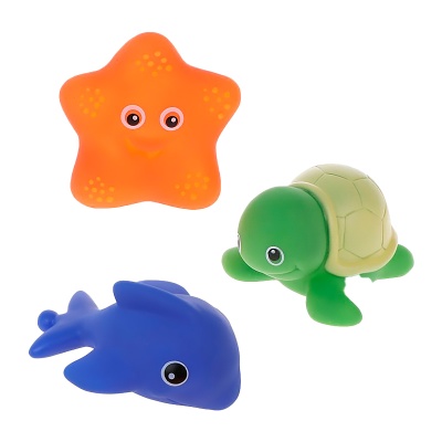 Набор для купания Дельфин Черепашка и Звездочка Жирафики 940014 1